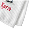 Baseball Waffle Weave Towel - Closeup of Material Image