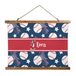 Baseball Wall Hanging Tapestry - Wide (Personalized)