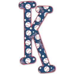 Baseball Letter Decal - Large (Personalized)