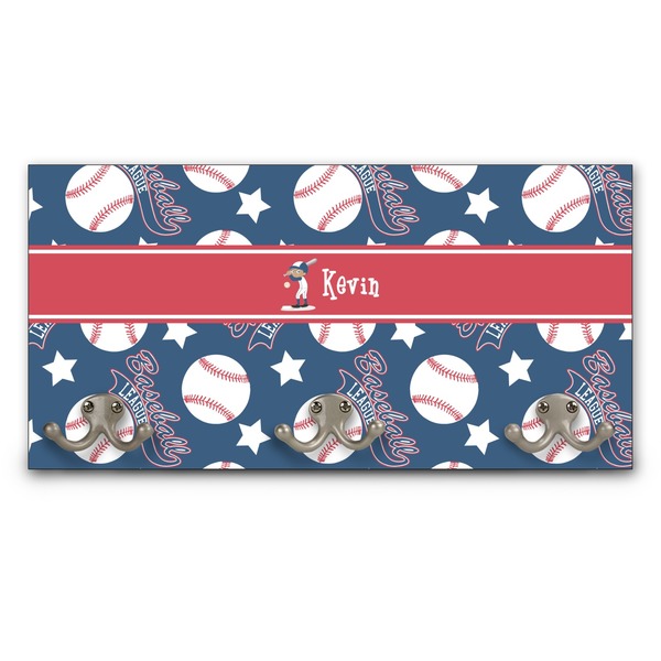 Custom Baseball Wall Mounted Coat Rack (Personalized)