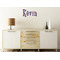 Baseball Wall Name Decal On Wooden Desk