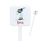 Baseball Square Plastic Stir Sticks (Personalized)