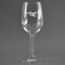 Baseball Wine Glass - Engraved