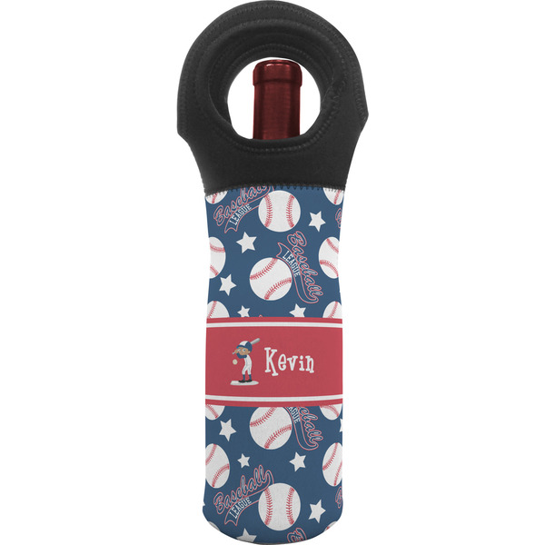 Custom Baseball Wine Tote Bag (Personalized)