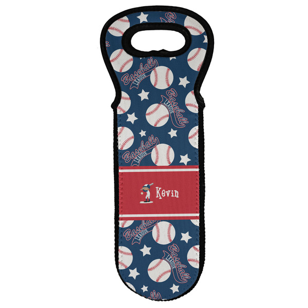 Custom Baseball Wine Tote Bag (Personalized)