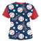 Baseball Women's T-shirt Back