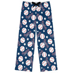 Baseball Womens Pajama Pants - XL