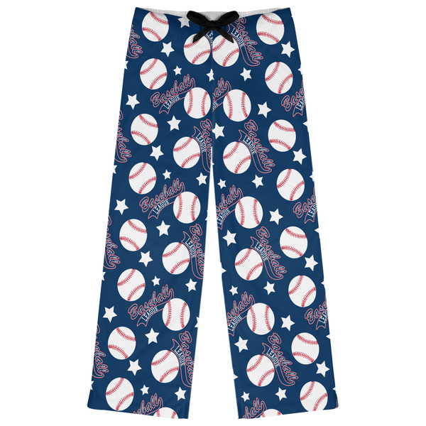 Custom Baseball Womens Pajama Pants - XS