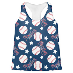 Baseball Womens Racerback Tank Top