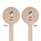 Baseball Wooden 7.5" Stir Stick - Round - Double Sided - Front & Back