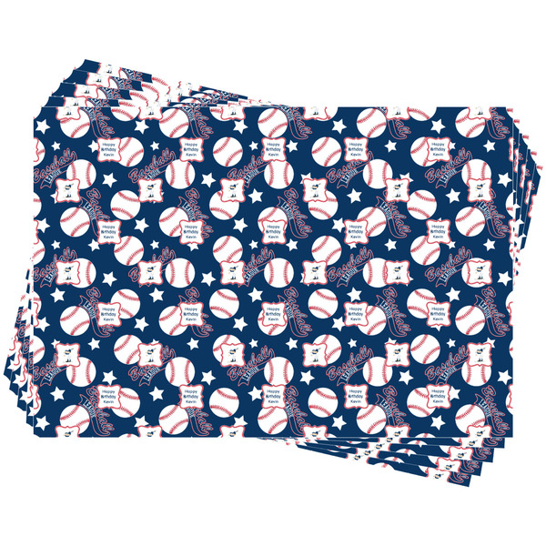 Baseball Wrapping Paper - 5 Sheets Approval