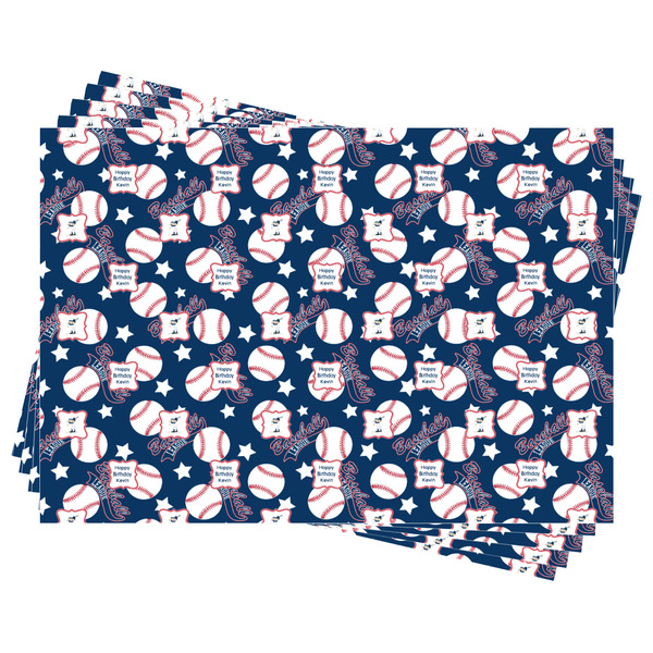 Baseball Wrapping Paper - Front & Back - Sheets Approval