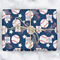 Baseball Wrapping Paper Roll - Matte - Wrapped Box