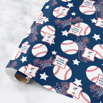 Baseball Wrapping Paper Roll - Medium (Personalized)