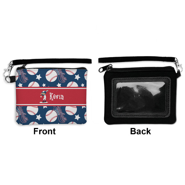 Baseball Wristlet ID Cases - Front & Back