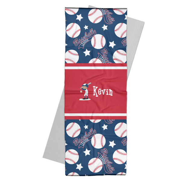 Custom Baseball Yoga Mat Towel (Personalized)