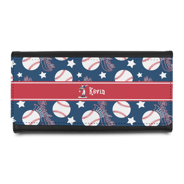 Custom Baseball Leatherette Ladies Wallet (Personalized)