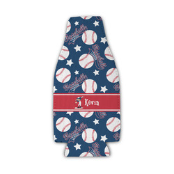 Baseball Zipper Bottle Cooler (Personalized)