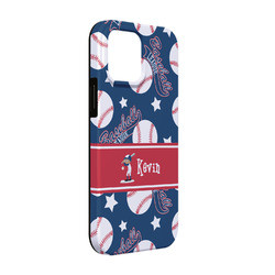 Baseball iPhone Case - Rubber Lined - iPhone 13 Pro (Personalized)