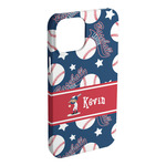 Baseball iPhone Case - Plastic (Personalized)