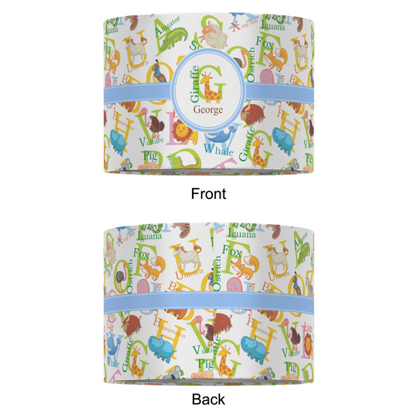 Animal Alphabet 12" Drum Lampshade - APPROVAL (Fabric)