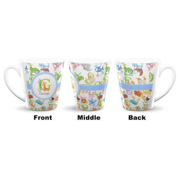 Animal Alphabet 12 Oz Latte Mug - Approval