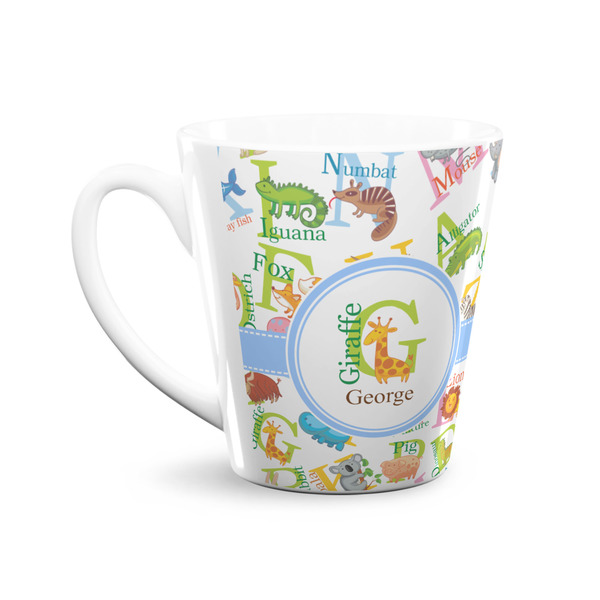 Animal Alphabet 12 Oz Latte Mug - Front