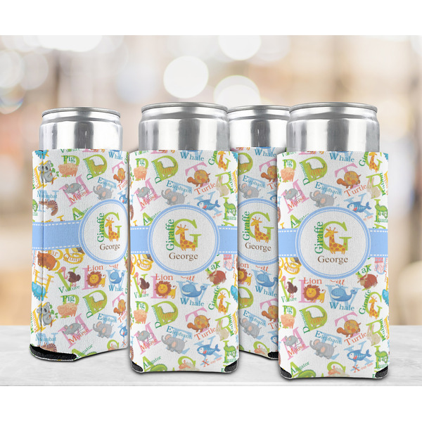 Animal Alphabet 12oz Tall Can Sleeve - Set of 4 - LIFESTYLE