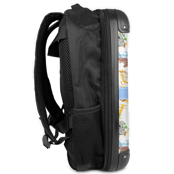 Animal Alphabet 13" Hard Shell Backpacks - Side View