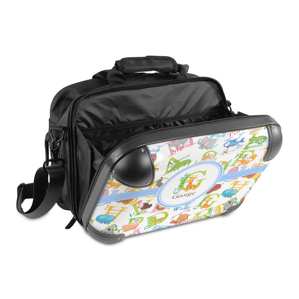 Animal Alphabet 15" Hard Shell Briefcase - Open