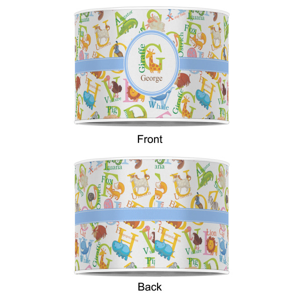 Animal Alphabet 16" Drum Lampshade - APPROVAL (Poly Film)
