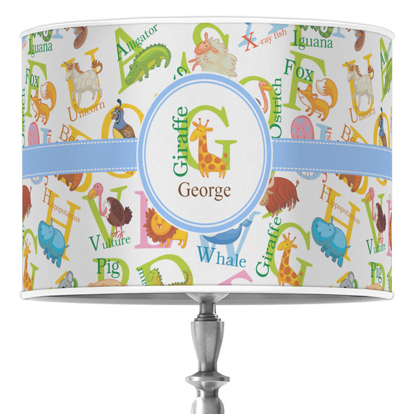 Custom Animal Alphabet Drum Lamp Shade (Personalized)