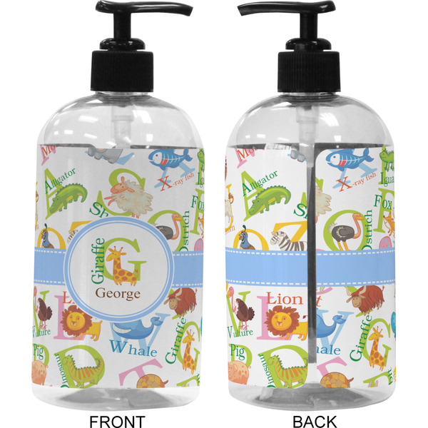 Animal Alphabet 16 oz Plastic Liquid Dispenser (Approval)