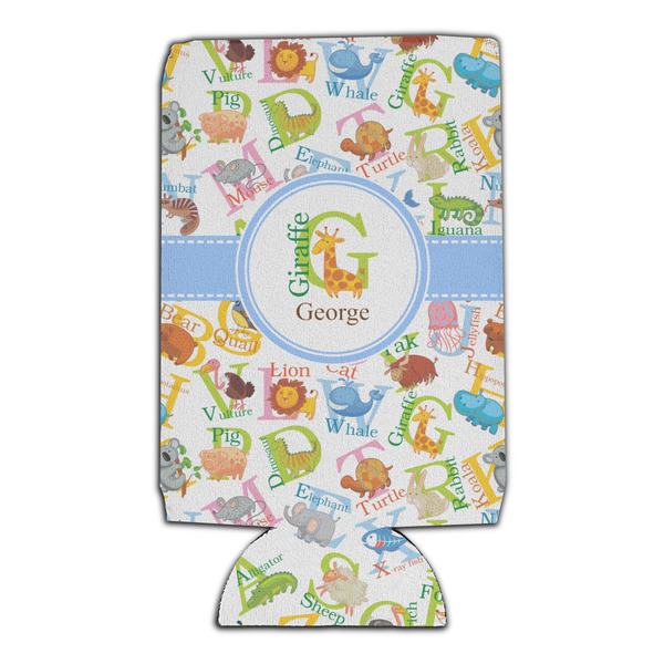 Animal Alphabet 16oz Can Sleeve - Set of 4 - FRONT