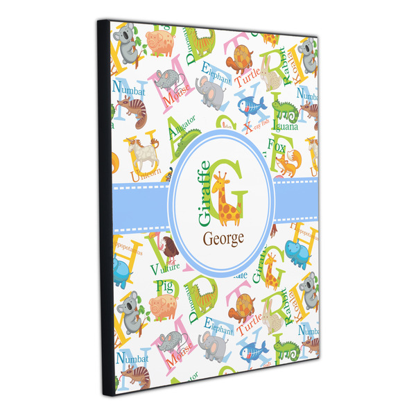 Animal Alphabet 20x24 Wood Print - Angle View