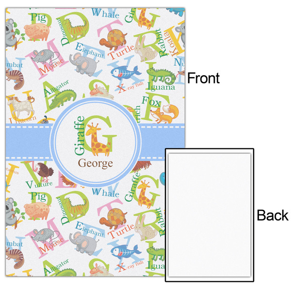 Animal Alphabet 20x30 - Matte Poster - Front & Back