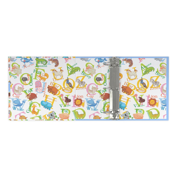 Animal Alphabet 3 Ring Binders - Full Wrap - 3" - OPEN INSIDE