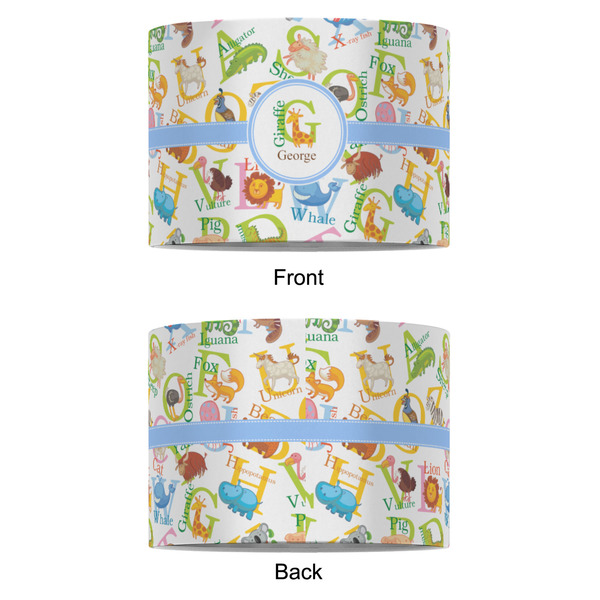 Animal Alphabet 8" Drum Lampshade - APPROVAL (Fabric)