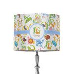 Animal Alphabet 8" Drum Lamp Shade - Fabric (Personalized)