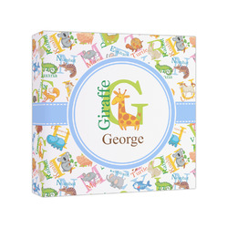 Animal Alphabet Canvas Print - 8x8 (Personalized)