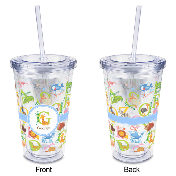 Animal Alphabet Acrylic Tumbler - Full Print - Approval