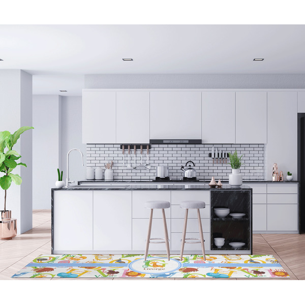 Animal Alphabet Area Rug Sizes