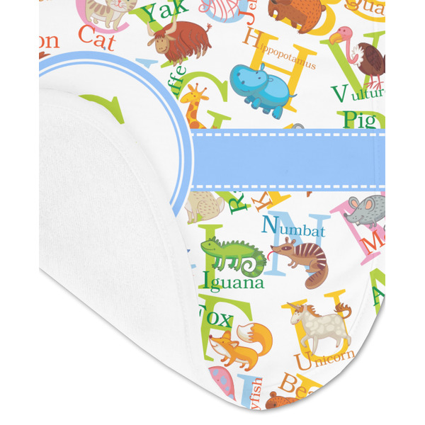 Animal Alphabet Baby Bib - AFT detail