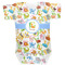 Animal Alphabet Baby Bodysuit 12-18 w/ Name or Text