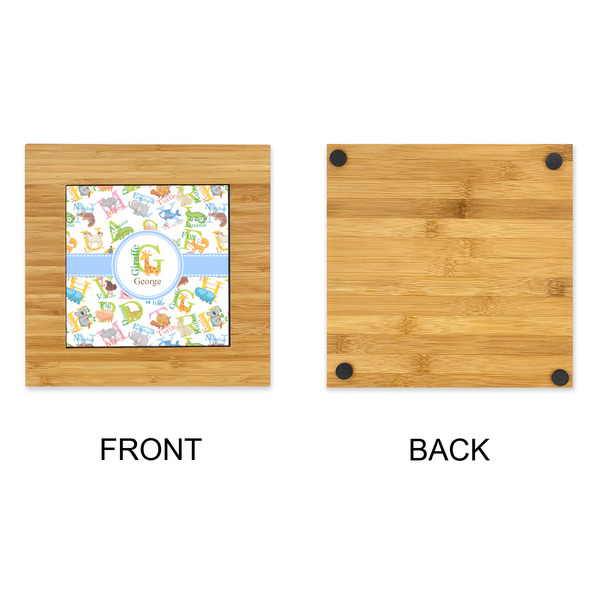 Animal Alphabet Bamboo Trivet with 6" Tile - APPROVAL