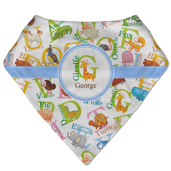 Custom Animal Alphabet Bandana Bib (Personalized)