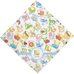 Animal Alphabet Dog Bandana Scarf w/ Name or Text