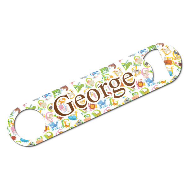 Custom Animal Alphabet Bar Bottle Opener w/ Name or Text