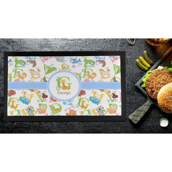Animal Alphabet Bar Mat - Small - LIFESTYLE