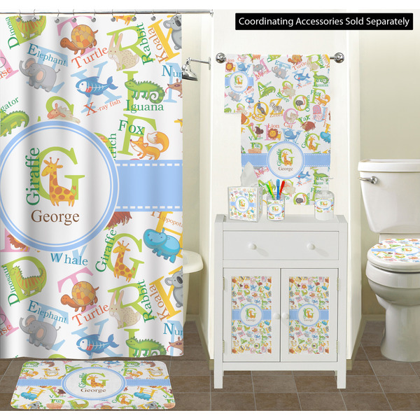 Animal Alphabet Bathroom Scene